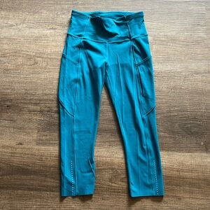 Lululemon Run Fast and Free 17” Crops - Size 4
